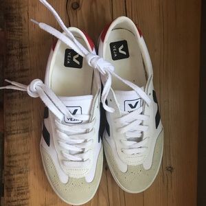 VEJA Canvas Sneakers with Suede Trim
